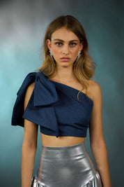 ICY bow crop top