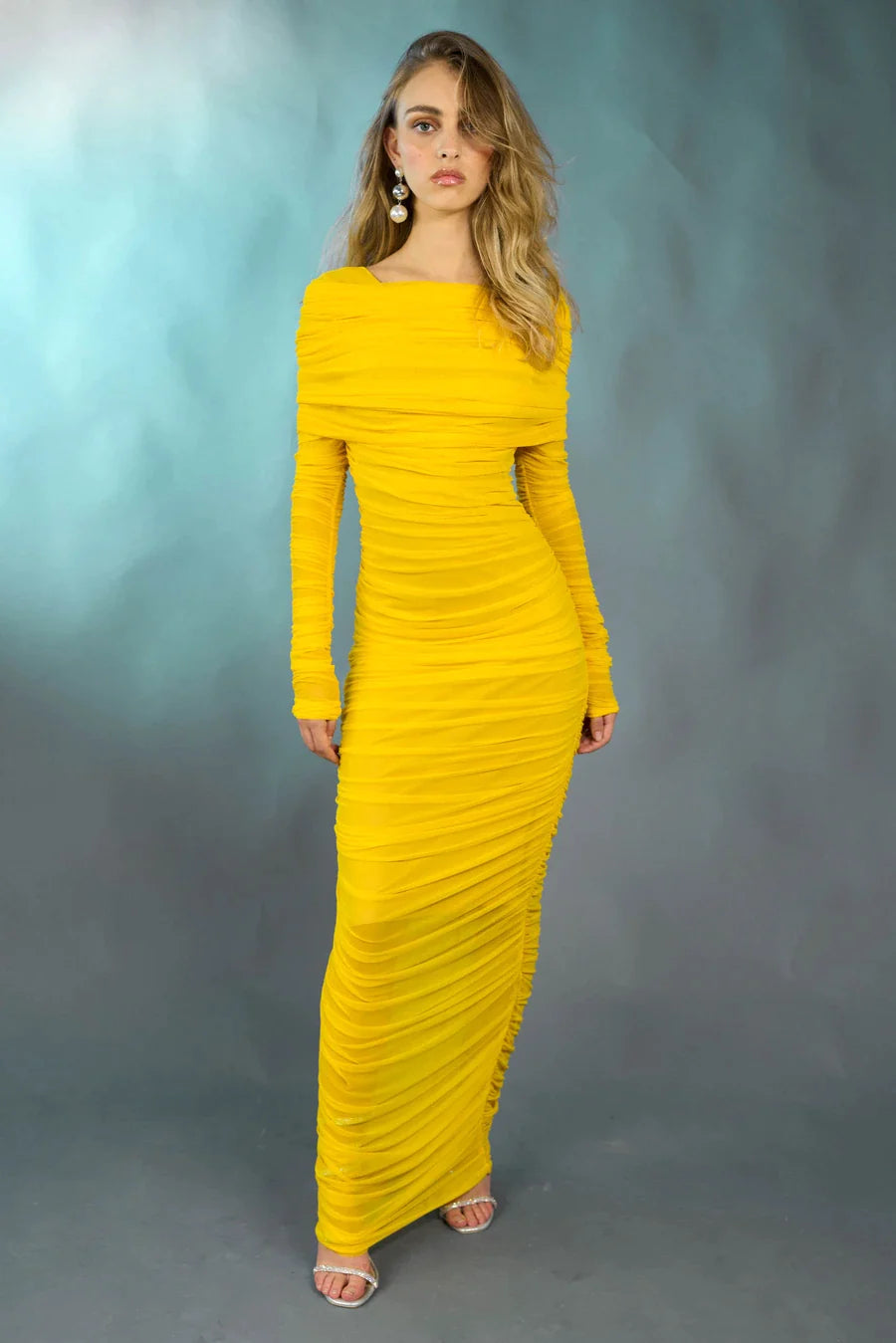 MIGHTY long draped dress