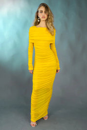 MIGHTY long draped dress