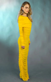 MIGHTY long draped dress