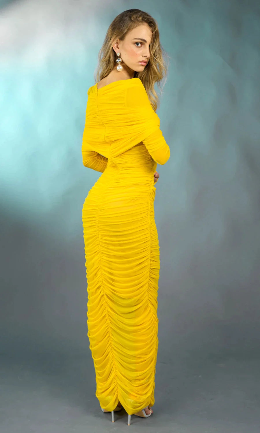 MIGHTY long draped dress