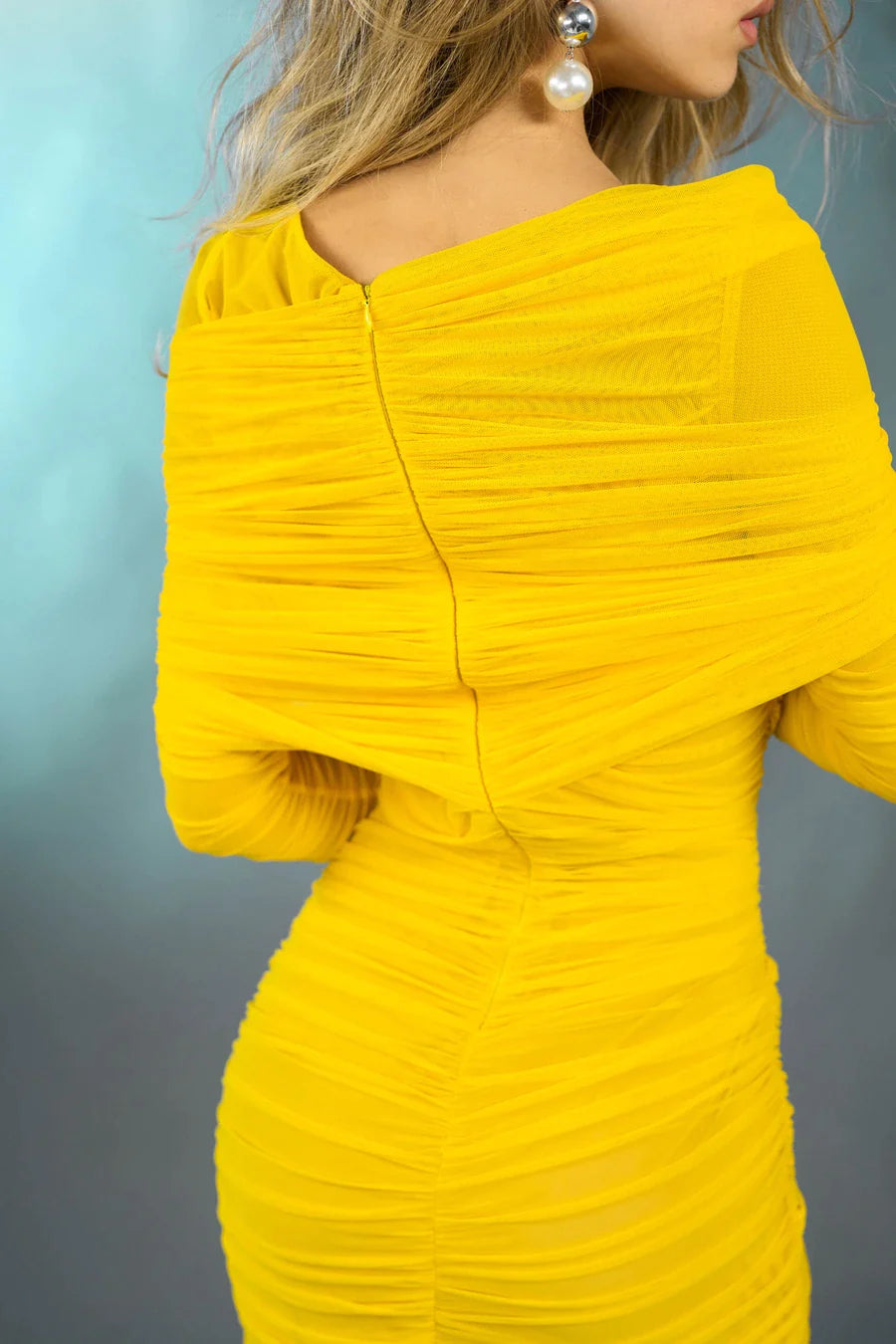 MIGHTY long draped dress