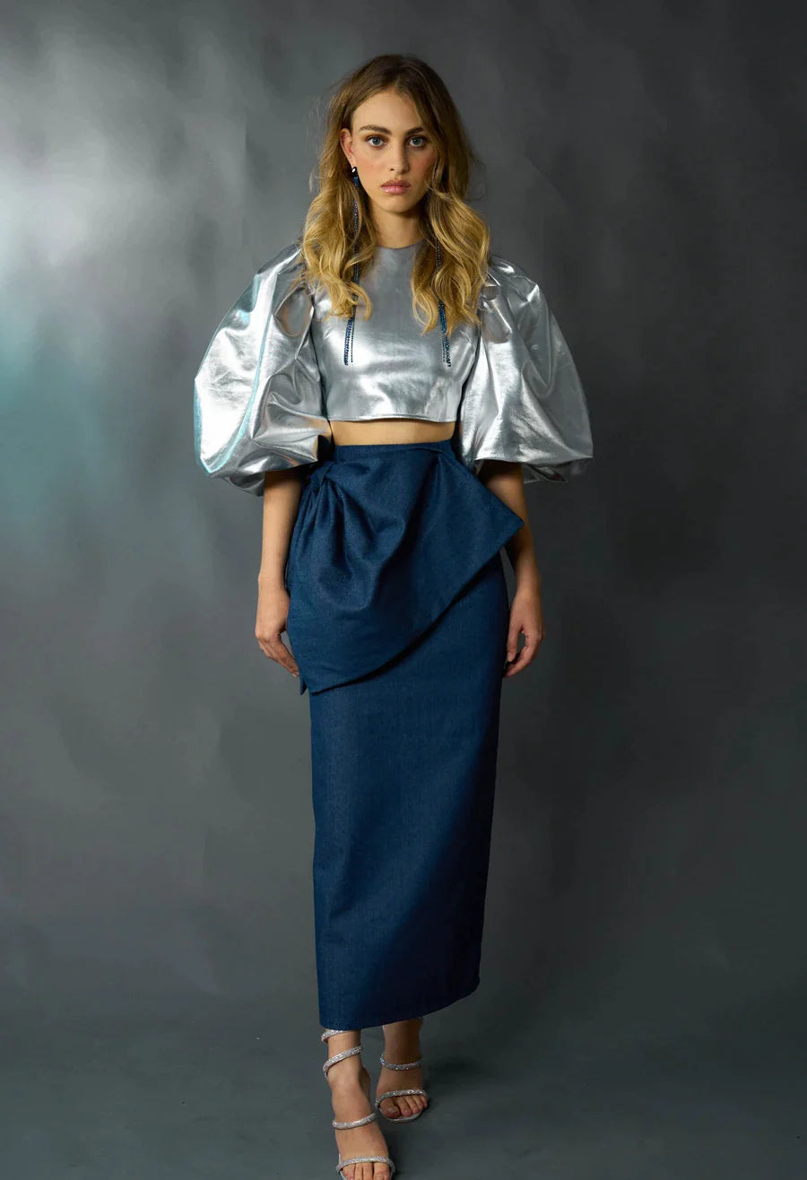 FLASHY bow skirt